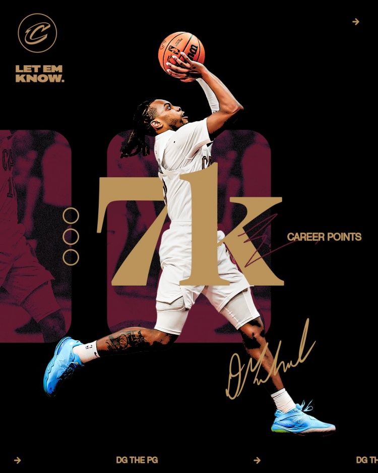 未來可期！加蘭騎士生涯得分達到7000分 隊史第11位！